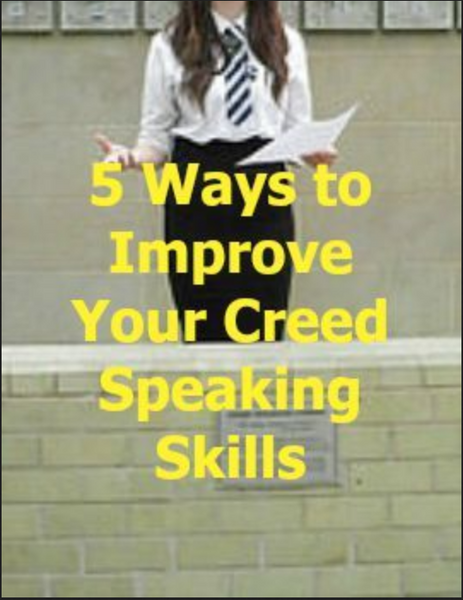 5 Ways to Improve Your Creed Speaking