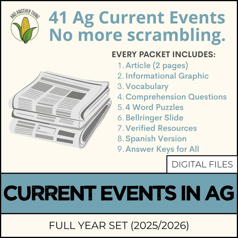 Load image into Gallery viewer, And Another Thing CURRENT EVENTS, Full Year Set (2025/2026)