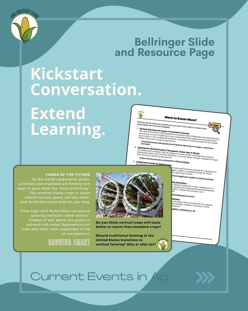 Load image into Gallery viewer, And Another Thing CURRENT EVENTS, Vertical Farming (ANNUAL)