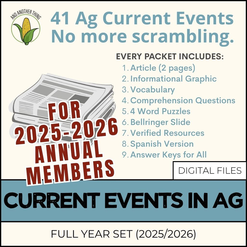 Load image into Gallery viewer, And Another Thing CURRENT EVENTS, Full Year Set (25/26 Annual Members)