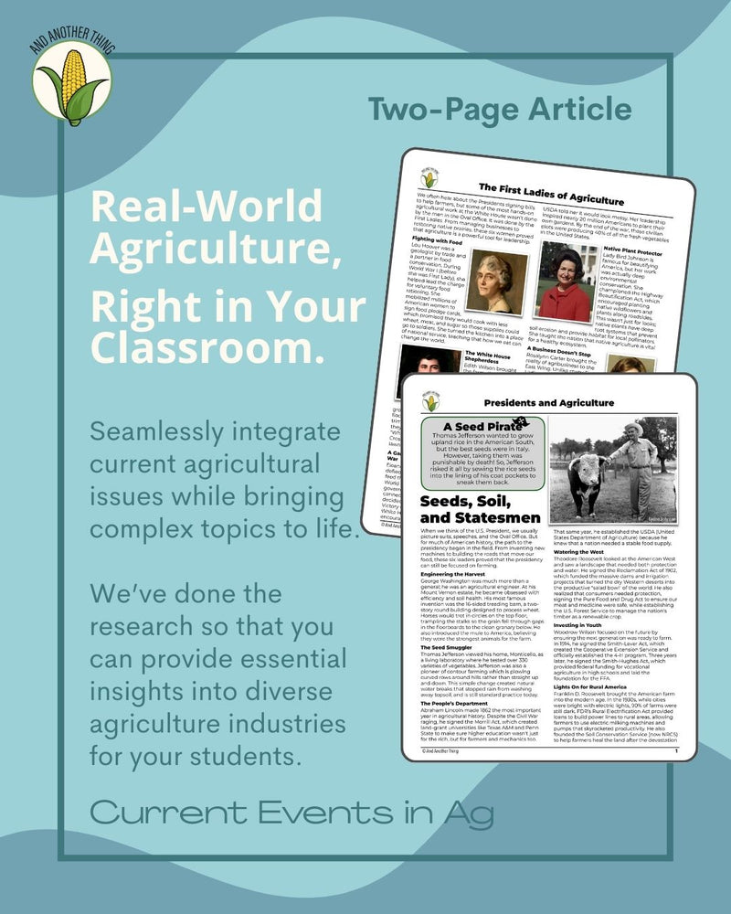 Load image into Gallery viewer, And Another Thing CURRENT EVENTS, President's Day (FREE)