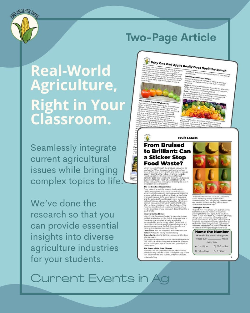 Load image into Gallery viewer, And Another Thing CURRENT EVENTS, Fruit Labels (WEEKLY)