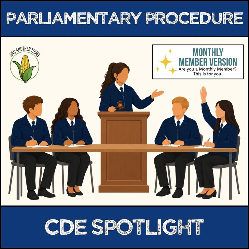 Load image into Gallery viewer, And Another Thing CDE SPOTLIGHT, Parliamentary Procedure (MONTHLY)