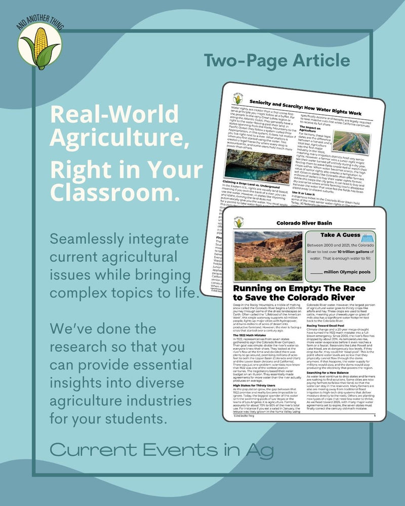 Load image into Gallery viewer, And Another Thing CURRENT EVENTS, Colorado River Basin (WEEKLY)