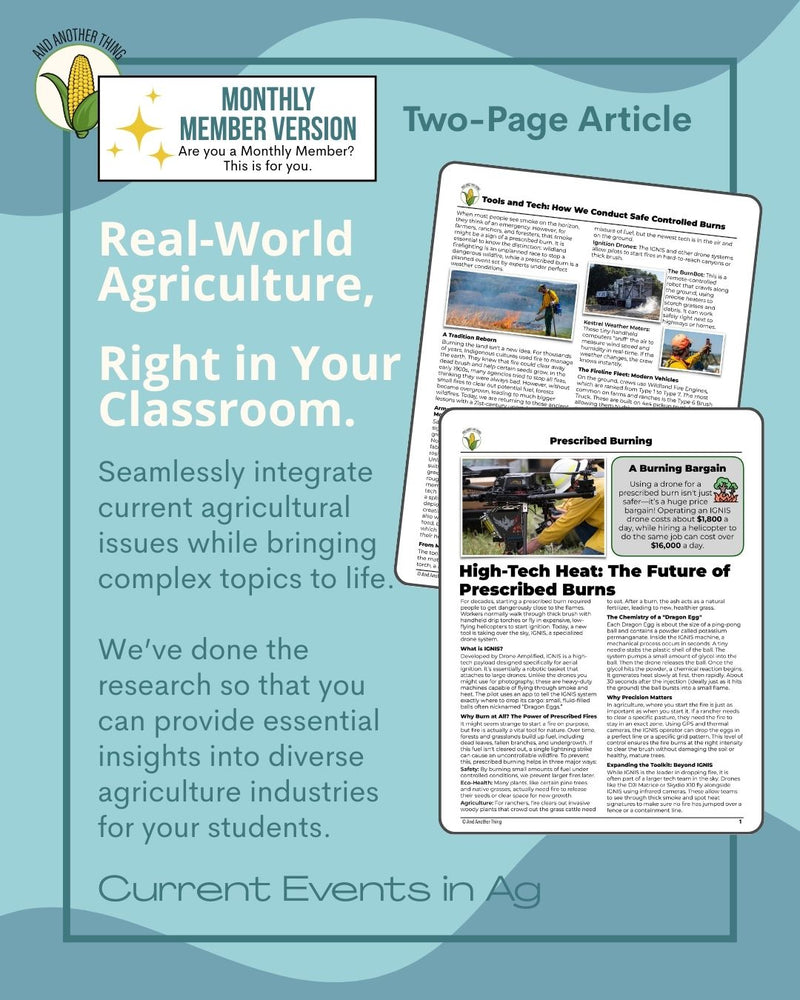 Load image into Gallery viewer, And Another Thing CURRENT EVENTS, Prescribed Burning (MONTHLY)