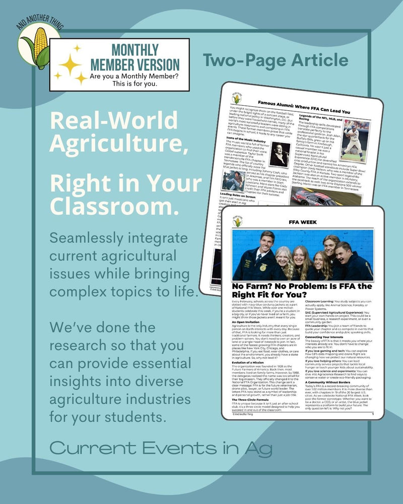 Load image into Gallery viewer, And Another Thing CURRENT EVENTS, FFA Week (MONTHLY)