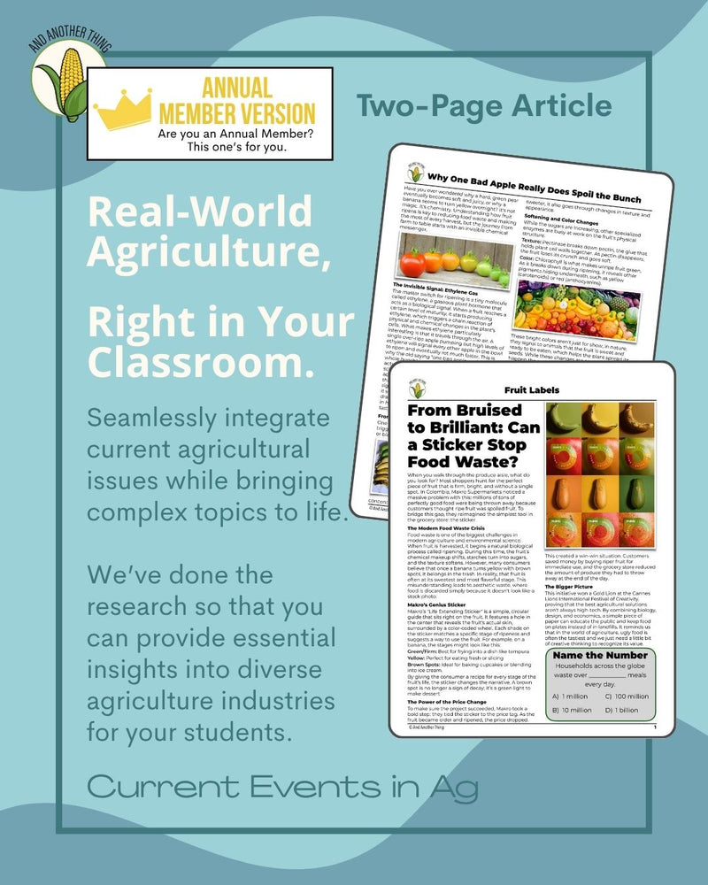 Load image into Gallery viewer, And Another Thing CURRENT EVENTS, Fruit Labels (ANNUAL)