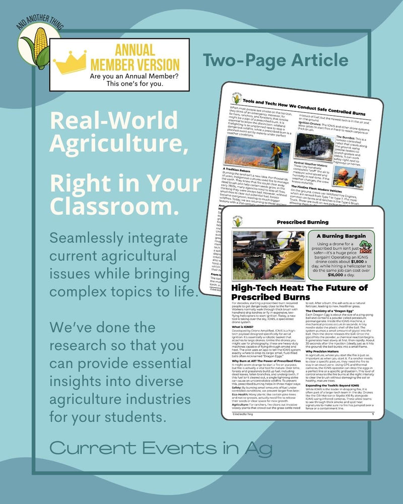 Load image into Gallery viewer, And Another Thing CURRENT EVENTS, Prescribed Burning (ANNUAL)