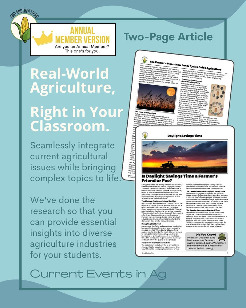 Load image into Gallery viewer, And Another Thing CURRENT EVENTS, Daylight Savings (ANNUAL)