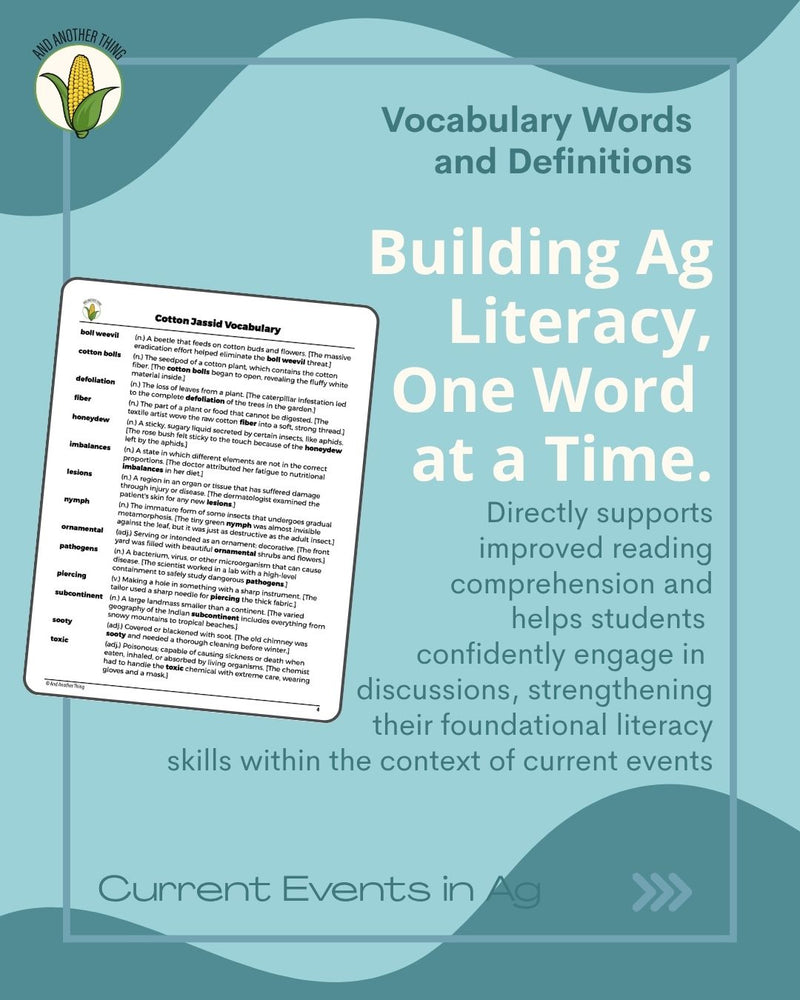 Load image into Gallery viewer, And Another Thing CURRENT EVENTS, Cotton Jassid (ANNUAL)