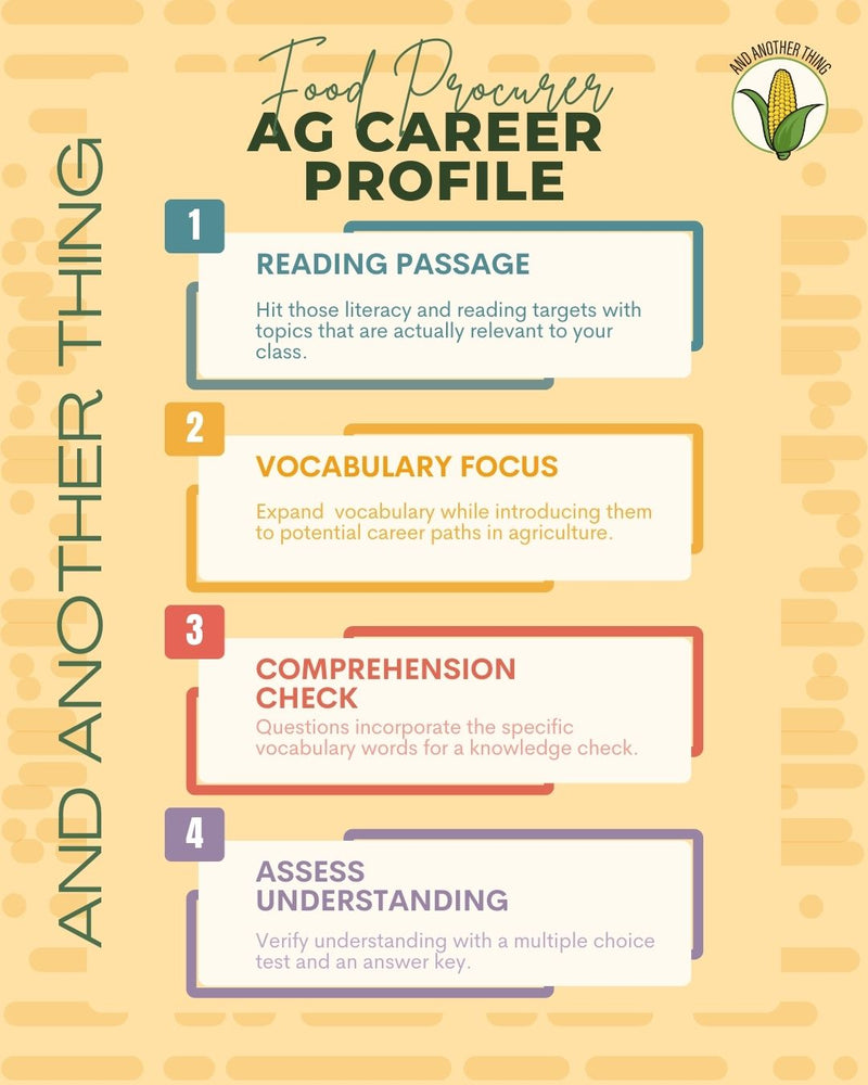 Load image into Gallery viewer, And Another Thing CAREER PROFILE, Food Procurer (ANNUAL)