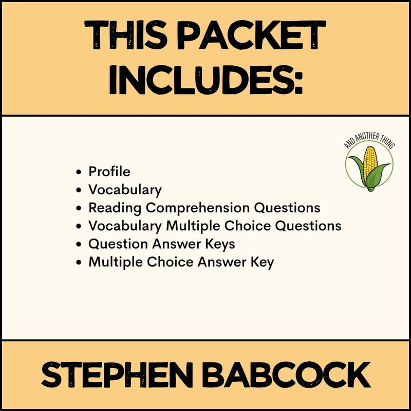 Load image into Gallery viewer, And Another Thing AG BIOGRAPHY, Stephen Babcock (MONTHLY)