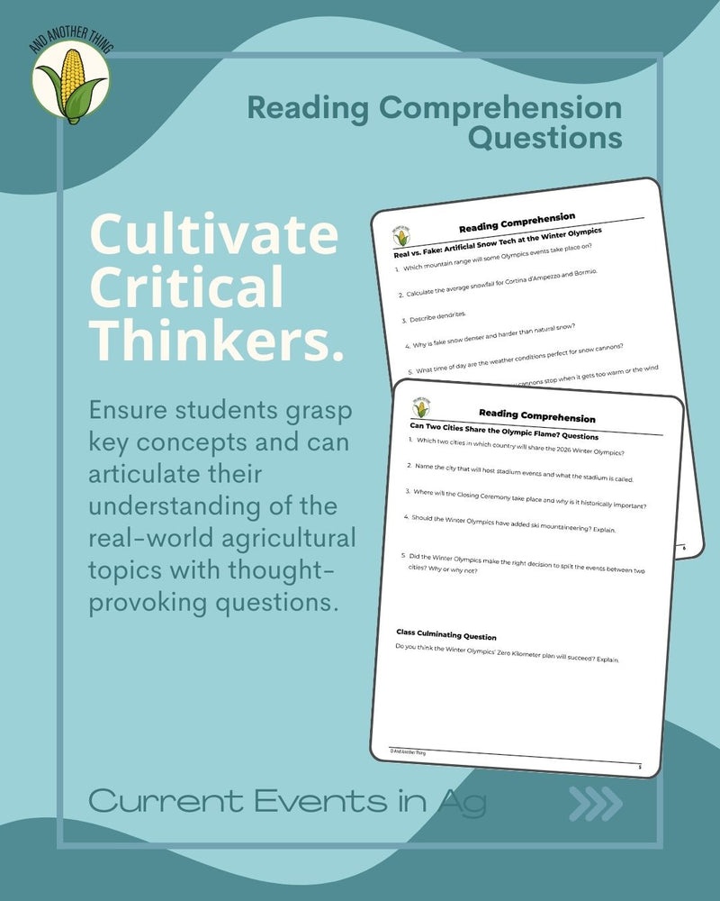 Load image into Gallery viewer, And Another Thing CURRENT EVENTS, Winter Olympics 2026 (ANNUAL)