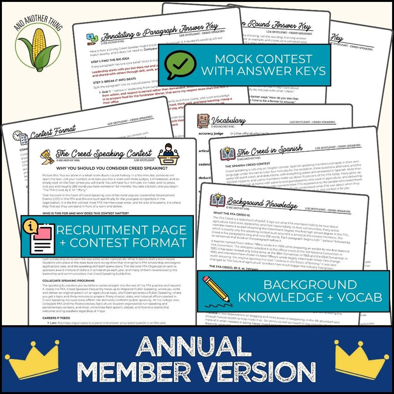 Load image into Gallery viewer, And Another Thing CDE SPOTLIGHT, Creed Speaking (ANNUAL)