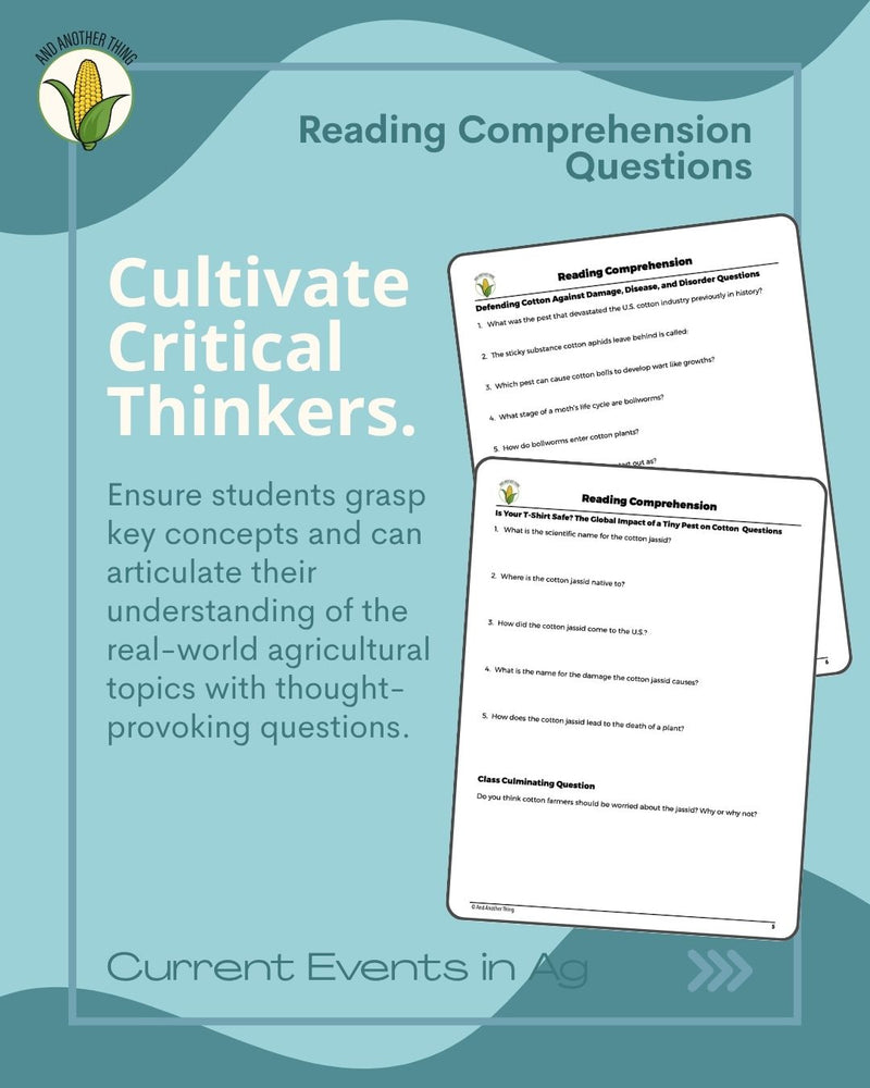 Load image into Gallery viewer, And Another Thing CURRENT EVENTS, Cotton Jassid (ANNUAL)