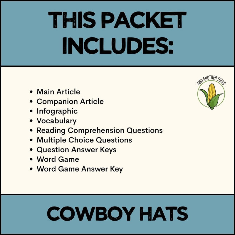 Load image into Gallery viewer, And Another Thing CURRENT EVENTS, Cowboy Hats (WEEKLY)