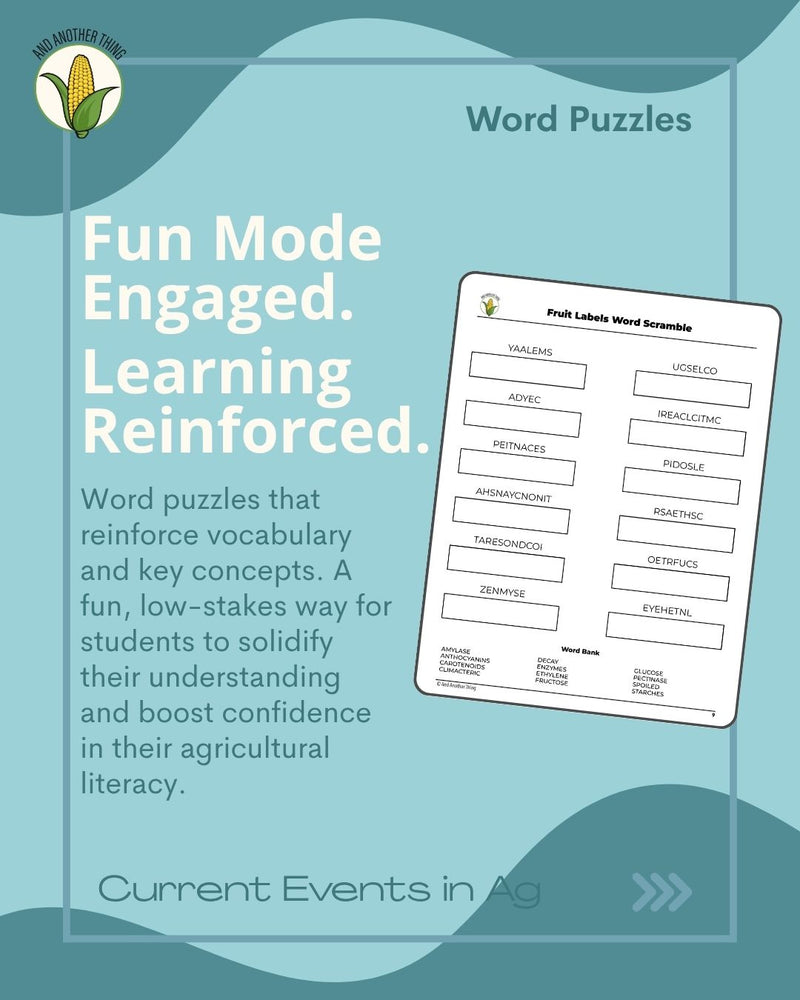 Load image into Gallery viewer, And Another Thing CURRENT EVENTS, Fruit Labels (MONTHLY)