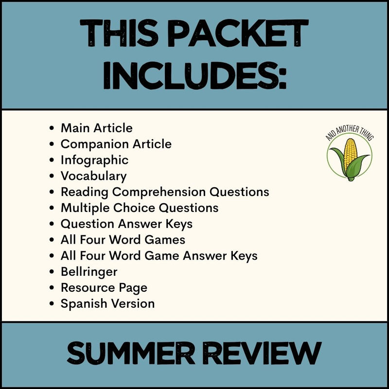 Load image into Gallery viewer, And Another Thing CURRENT EVENTS, Summer Review (MONTHLY)