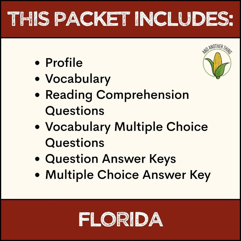 Load image into Gallery viewer, And Another Thing STATE PROFILE, Florida (MONTHLY)