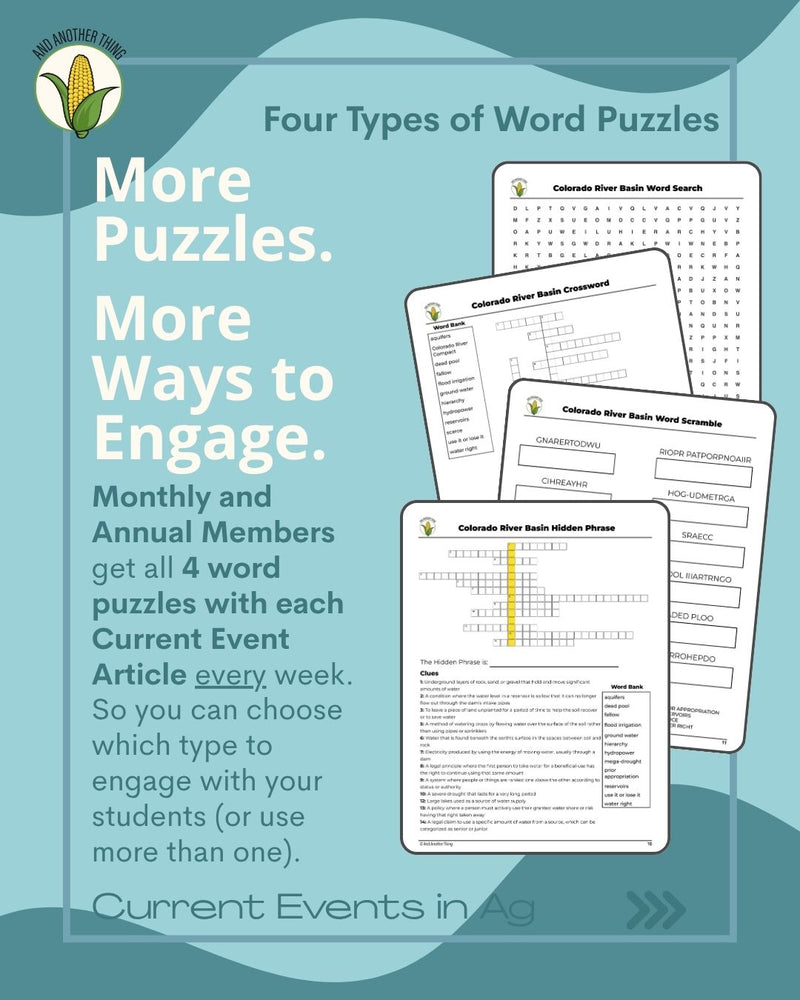 Load image into Gallery viewer, And Another Thing CURRENT EVENTS, Colorado River Basin (MONTHLY)