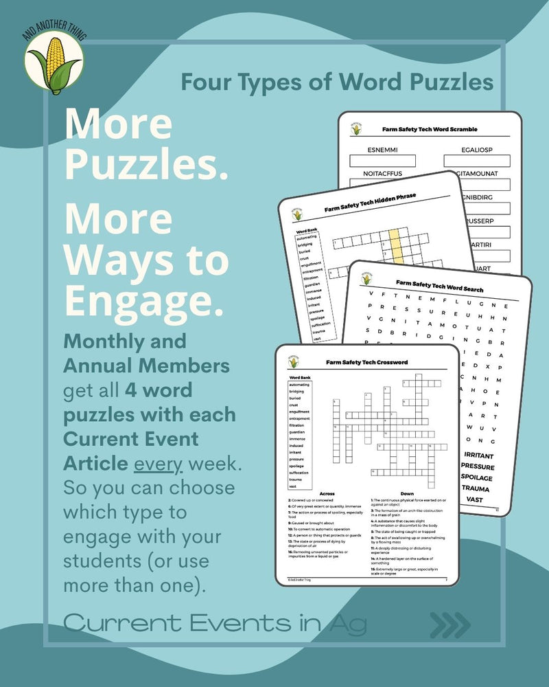 Load image into Gallery viewer, And Another Thing CURRENT EVENTS, Farm Safety Tech (ANNUAL)