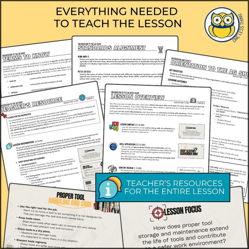 Load image into Gallery viewer, CCMEC02.3 ORIENTATION TO THE AG SHOP, Ag Mechanics Curriculum