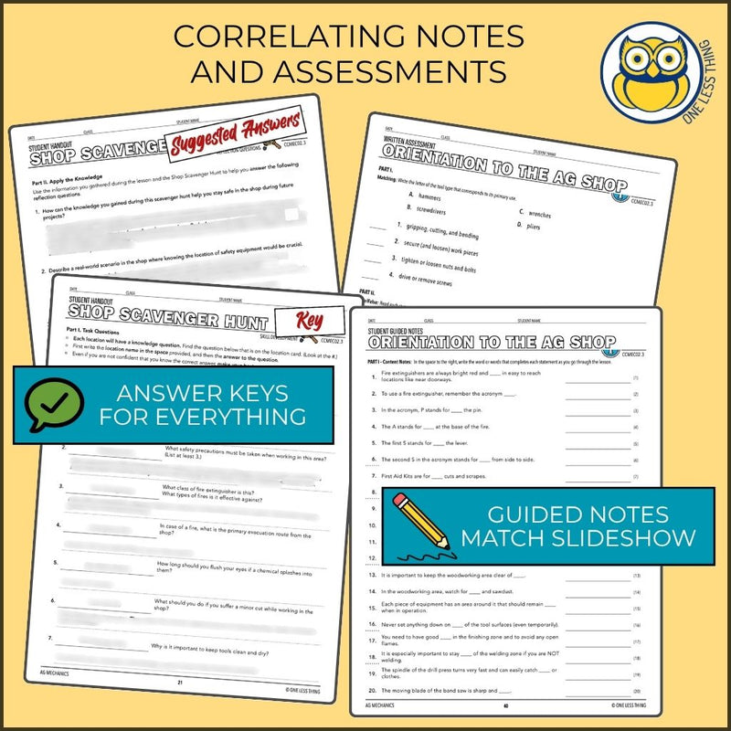 Load image into Gallery viewer, CCMEC02.3 ORIENTATION TO THE AG SHOP, Ag Mechanics Curriculum