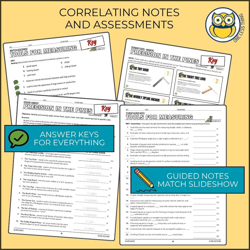 Load image into Gallery viewer, CCMEC03.1 TOOLS FOR MEASURING, Ag Mechanics Curriculum