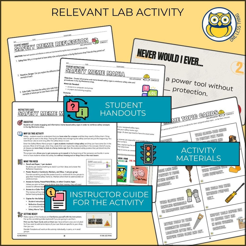 Load image into Gallery viewer, CCMEC02.4 SAFETY IN THE AG SHOP, Ag Mechanics Curriculum