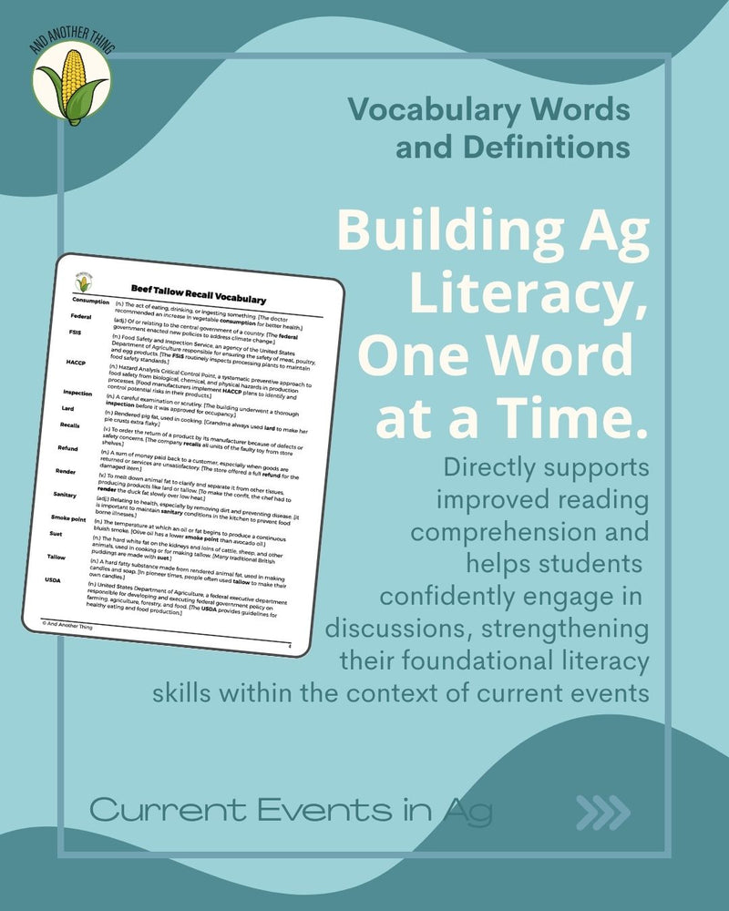 Load image into Gallery viewer, And Another Thing CURRENT EVENTS, Beef Tallow Recall (ANNUAL)