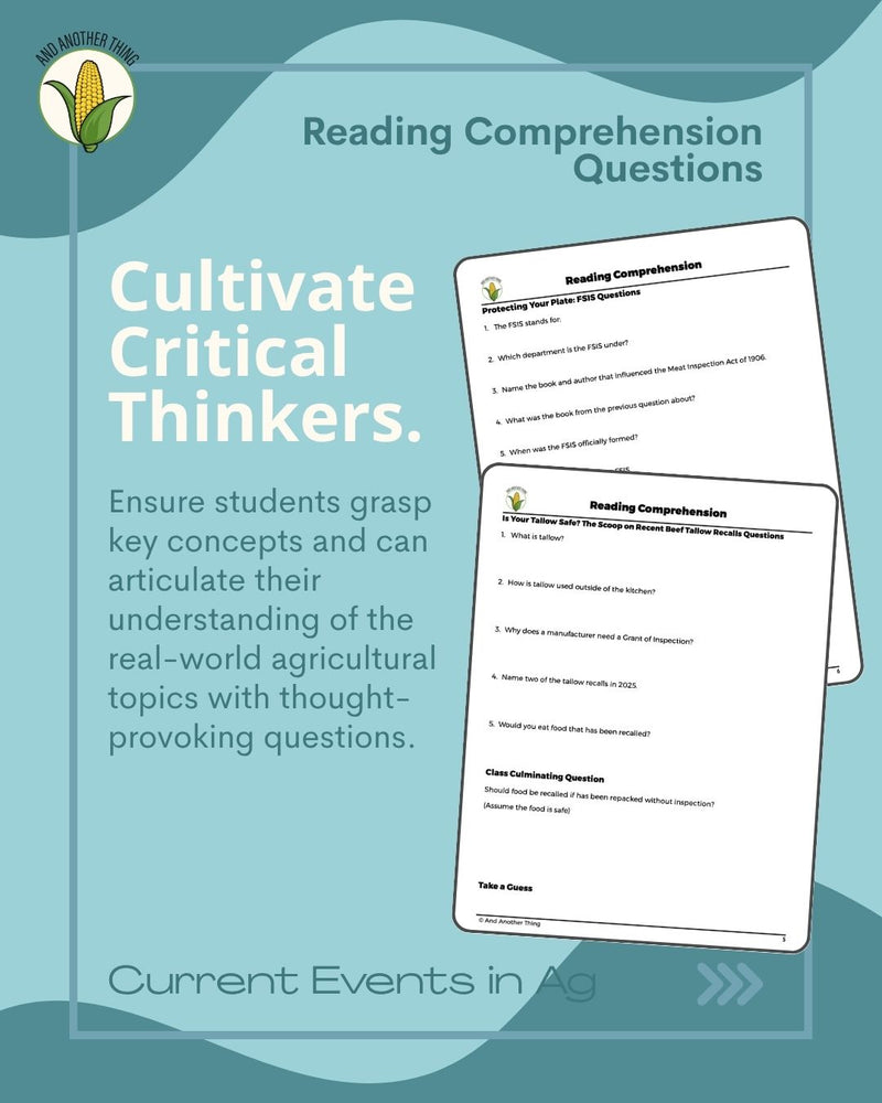 Load image into Gallery viewer, And Another Thing CURRENT EVENTS, Beef Tallow Recall (ANNUAL)