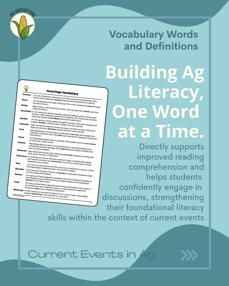 Load image into Gallery viewer, And Another Thing CURRENT EVENTS, Feral Hogs (ANNUAL)