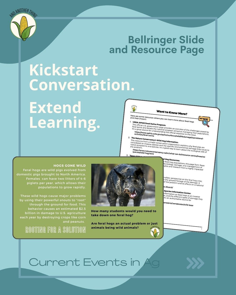 Load image into Gallery viewer, And Another Thing CURRENT EVENTS, Feral Hogs (ANNUAL)