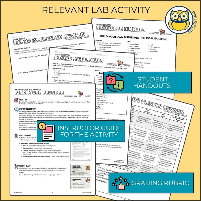 Load image into Gallery viewer, CCMEC02.1 FOLLOWING DIRECTIONS, Ag Mechanics Curriculum (FREE)