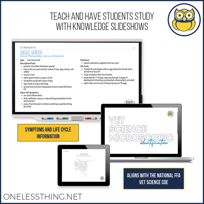 Load image into Gallery viewer, Vet Science Microscopic and Parasite ID, POWERPOINT