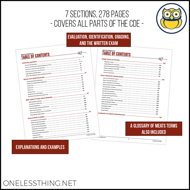 Load image into Gallery viewer, Meats Judging 101 CDE Handbook, SPIRAL-BOUND BOOK