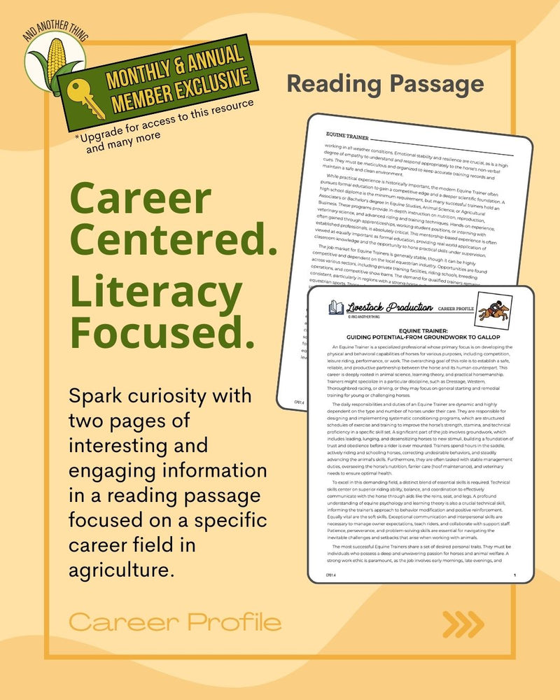 Load image into Gallery viewer, And Another Thing CAREER PROFILE, Equine Trainer (ANNUAL)