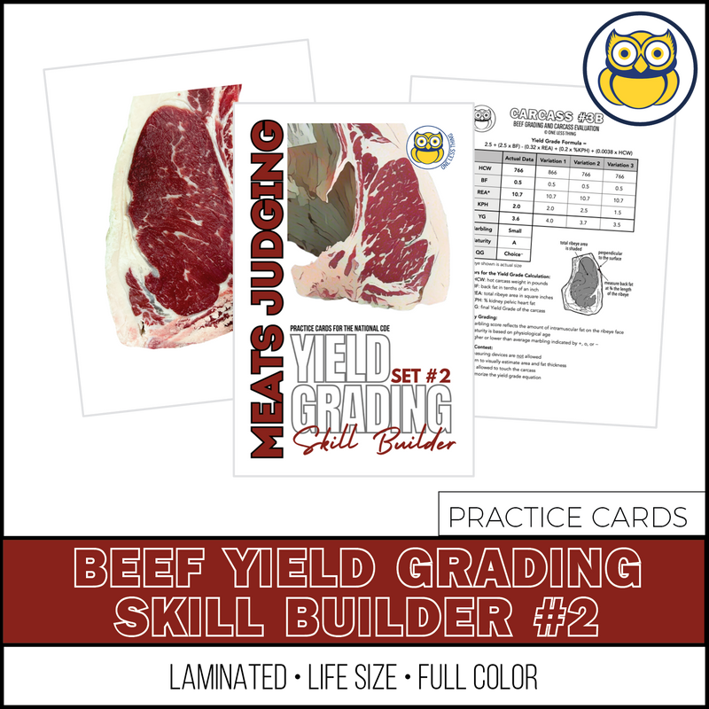 Load image into Gallery viewer, Beef Yield Grading, Skill Builder SET 2