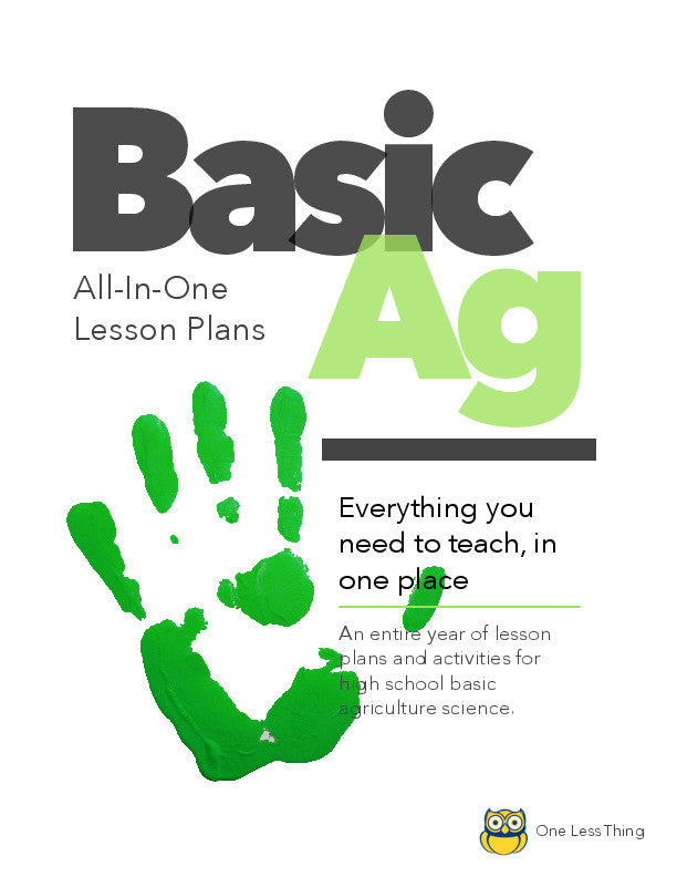 Load image into Gallery viewer, *Basic Ag High School, All-In-One Lesson Plans (Download Only)