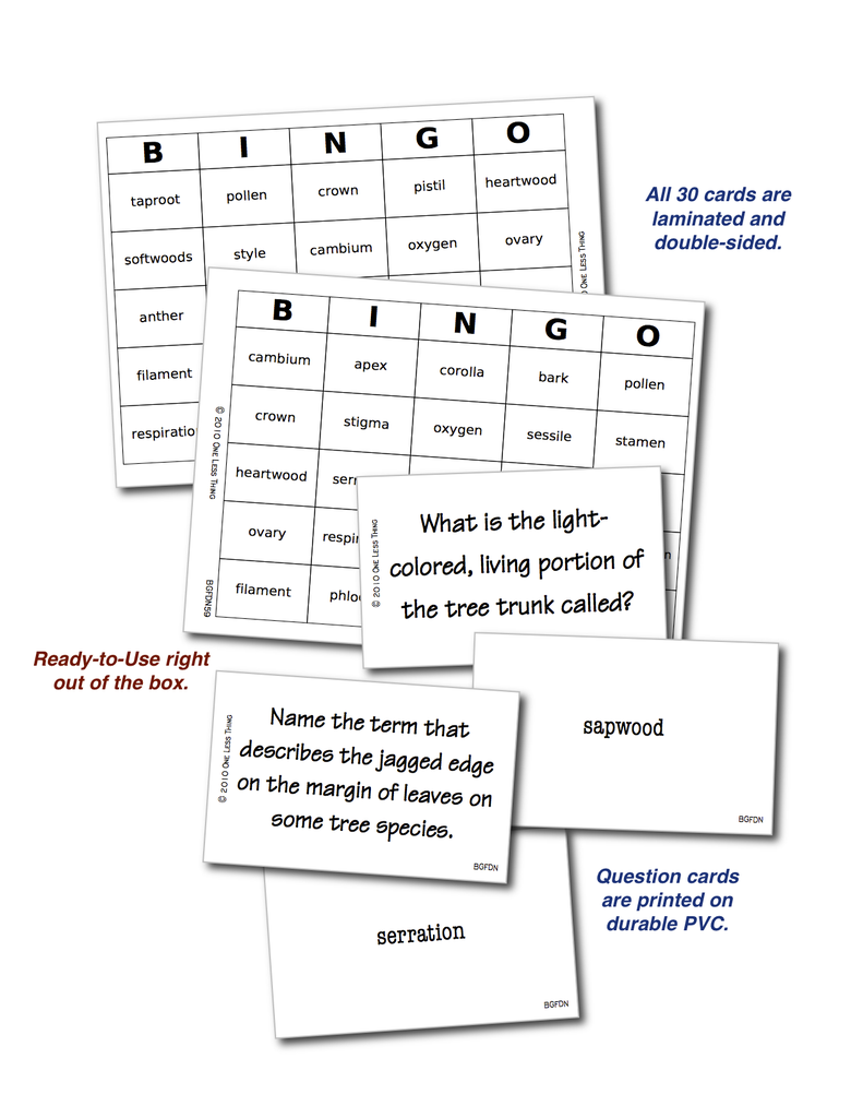 Load image into Gallery viewer, Forest Dendrology, Bingo Download Only