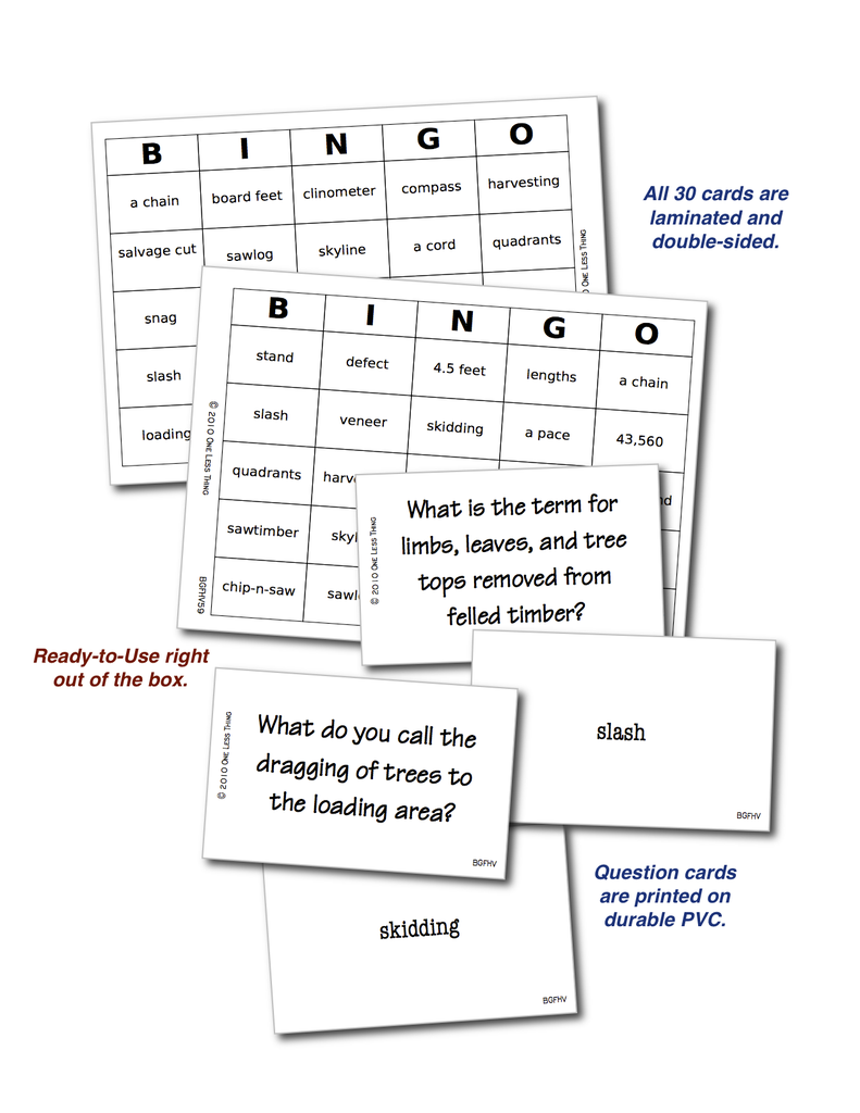 Load image into Gallery viewer, Forest Harvesting, Bingo Download Only