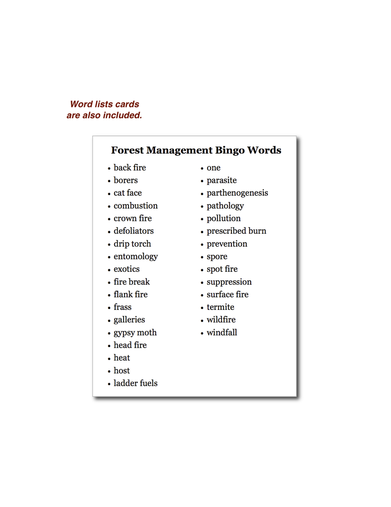 Forest Management, Unit Set Download Only