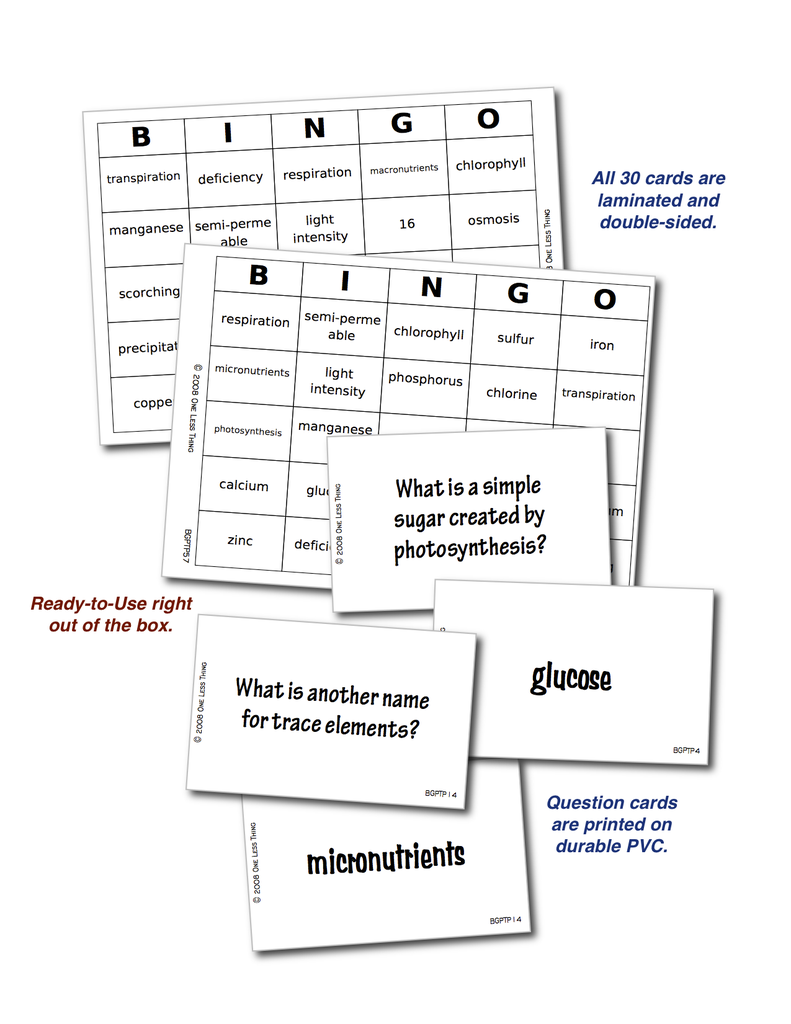 Load image into Gallery viewer, Plant Physiology, Bingo Download Only