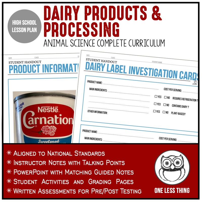 Load image into Gallery viewer, CCANS04.2 Dairy Product and Processing, Animal Science Complete Curriculum