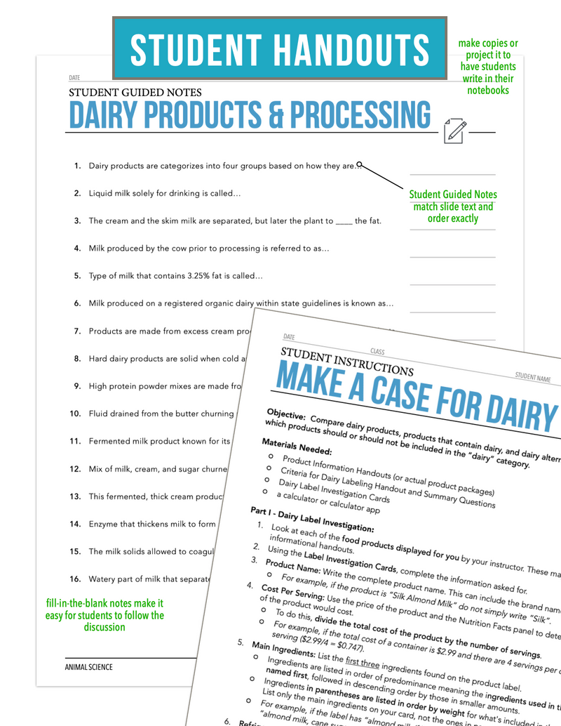 Load image into Gallery viewer, CCANS04.2 Dairy Product and Processing, Animal Science Complete Curriculum