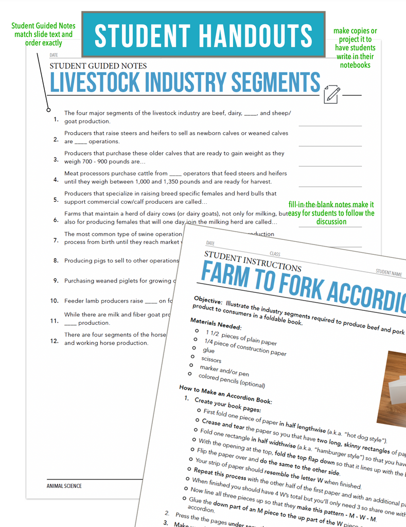 CCANS05.1 Livestock Industry Segments, Animal Science Complete Curriculum