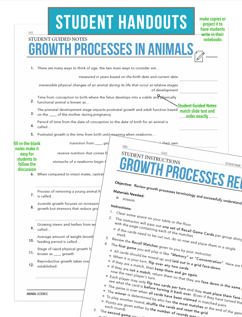 Load image into Gallery viewer, CCANS07.2 Growth Processes, Animal Science Complete Curriculum