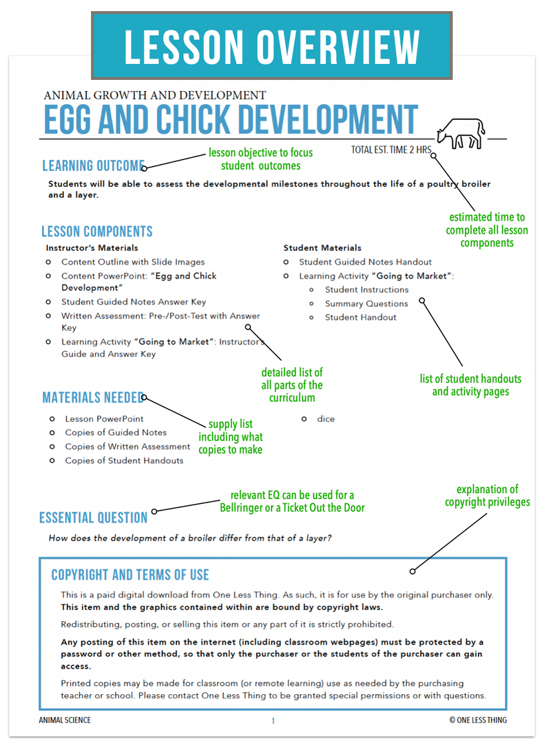Load image into Gallery viewer, CCANS07.3 Egg and Chick Development, Animal Science Complete Curriculum