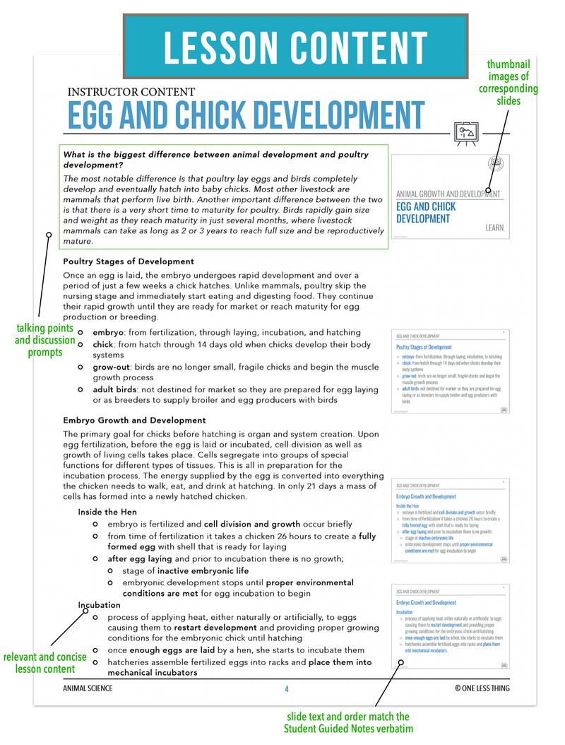 Load image into Gallery viewer, CCANS07.3 Egg and Chick Development, Animal Science Complete Curriculum