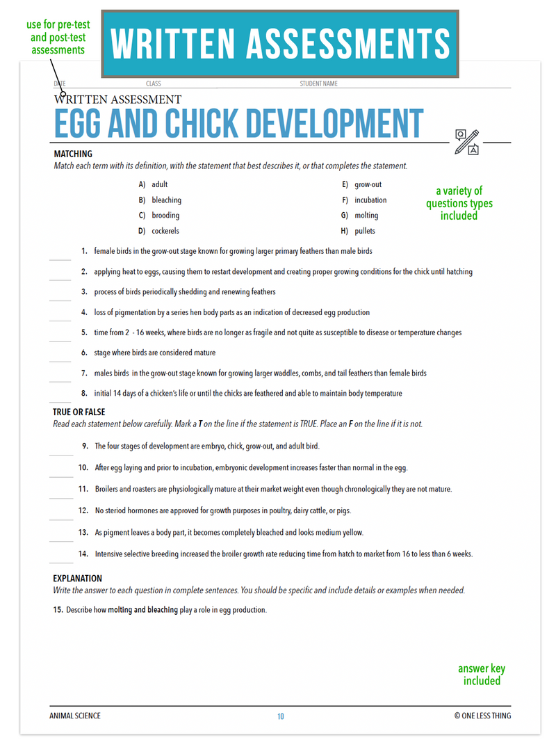 Load image into Gallery viewer, CCANS07.3 Egg and Chick Development, Animal Science Complete Curriculum